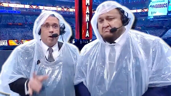 WWE WrestleMania 37 Michael Cole Samoa Joe