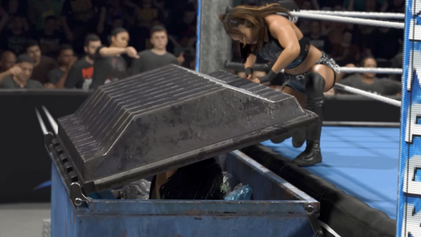 WWE 2K26 Dumpster Match
