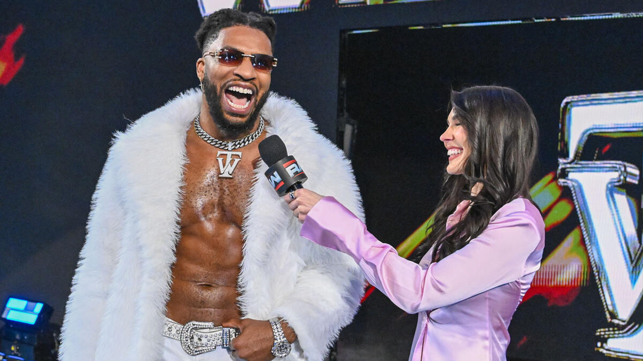 WWE Raw Trick Williams Cathy Kelley