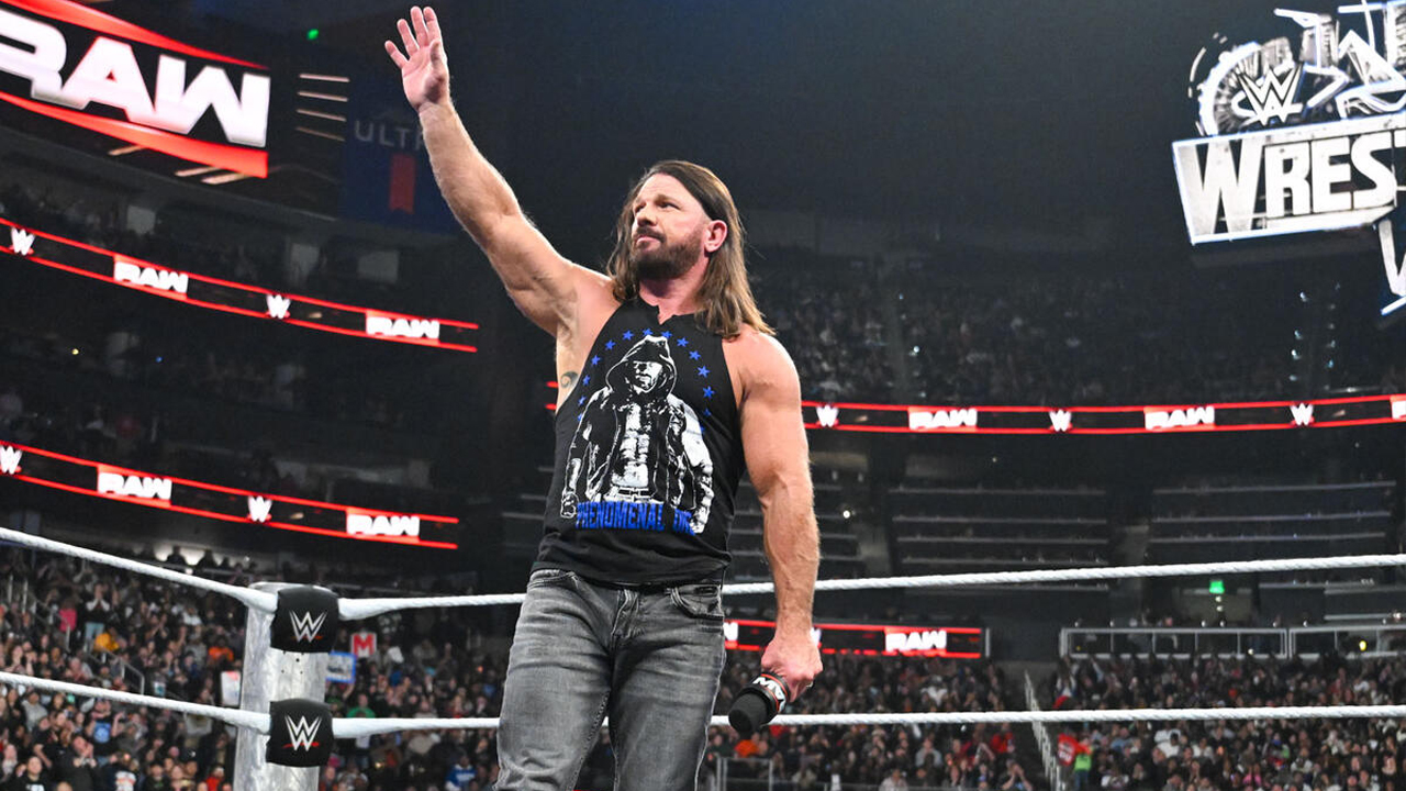 WWE Raw AJ Styles