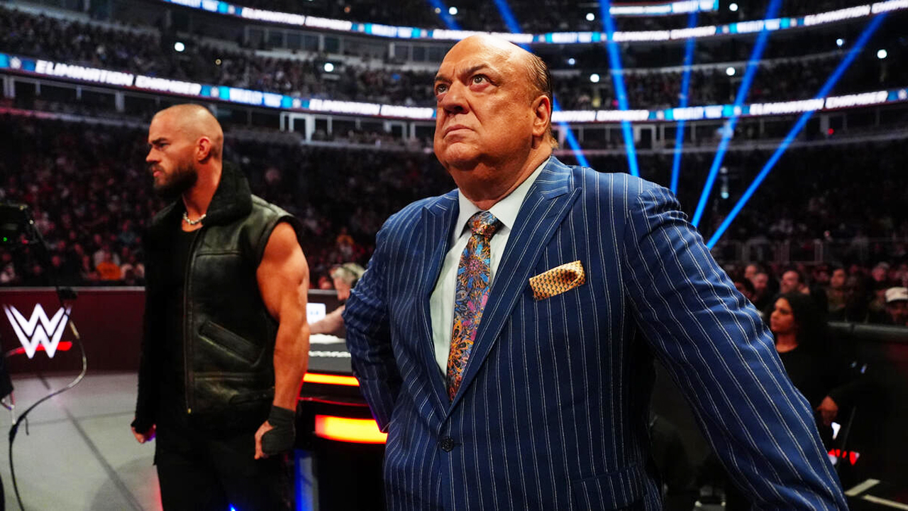 WWE Elimination Chamber 2026 Austin Theory Paul Heyman