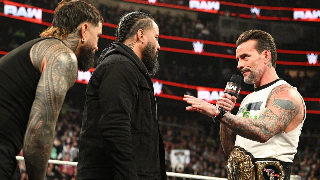 WWE Raw The Usos Jey Uso Jimmy Uso CM Punk