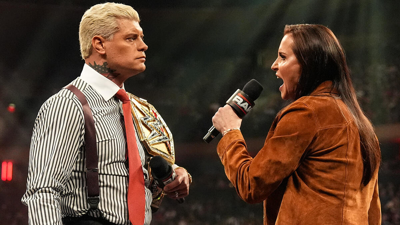 WWE Raw Cody Rhodes Stephanie McMahon
