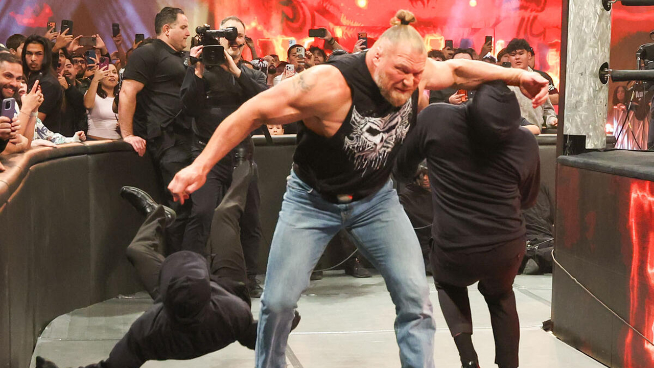 WWE Raw Brock Lesnar