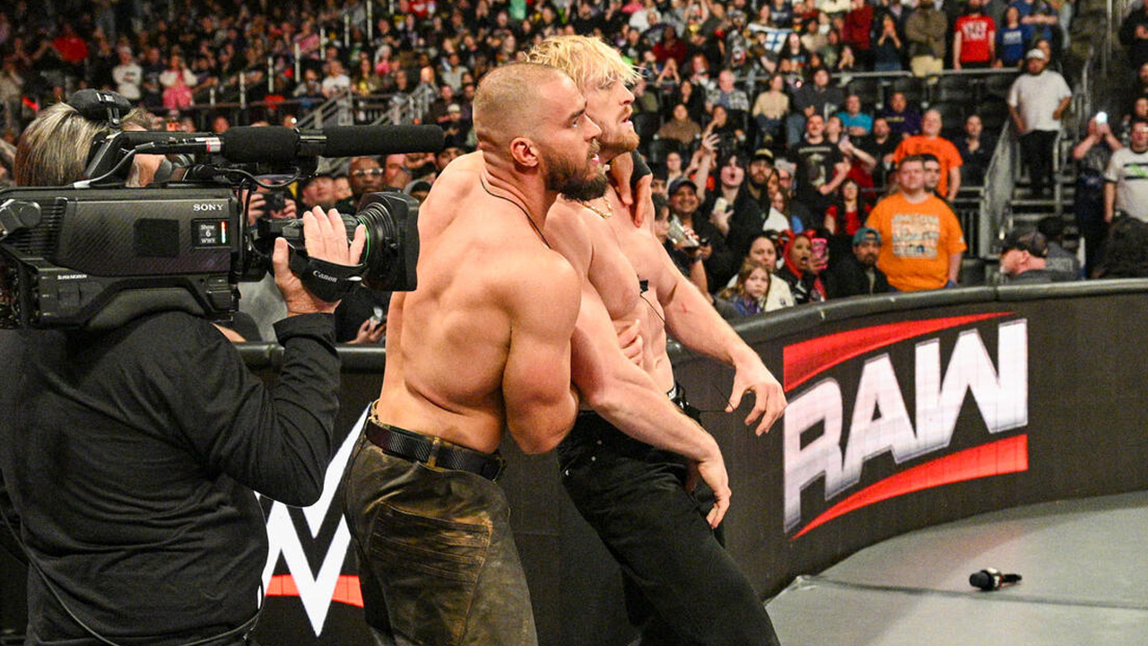 WWE Raw The Vision Austin Theory Logan Paul