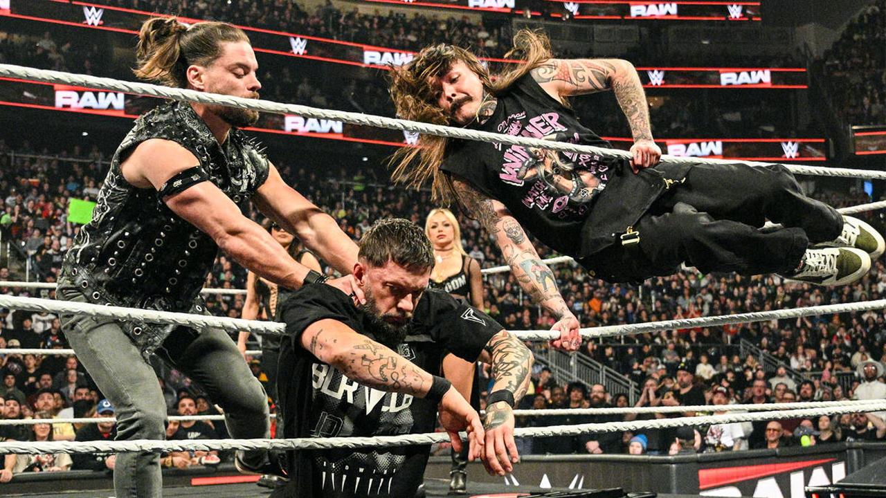 WWE Raw Judgment Day JD McDonagh Finn Balor Dominik Mysterio