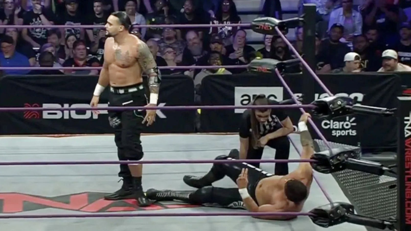 TNA Sacrifice 2026 Mike Santana Steve Maclin