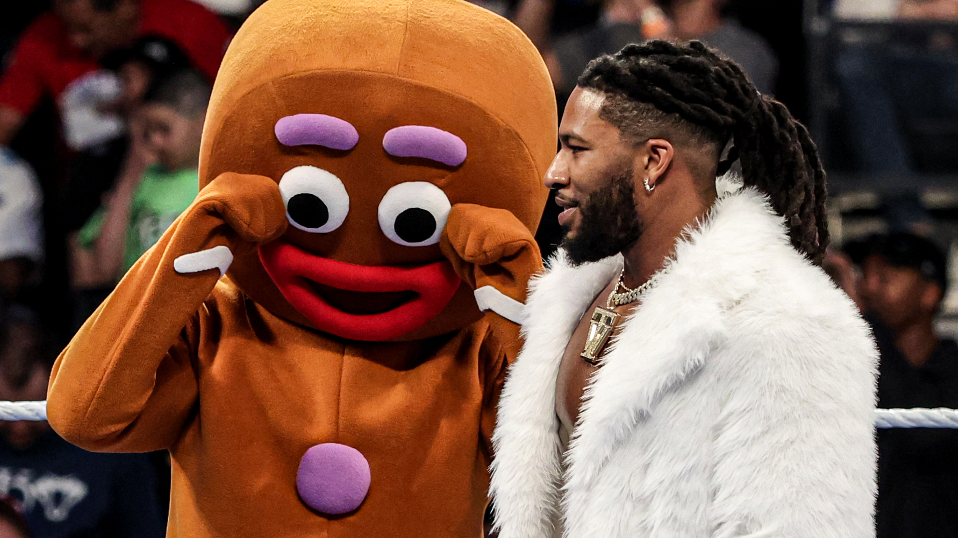 Trick Williams Sami Zayn Gingerbread Man