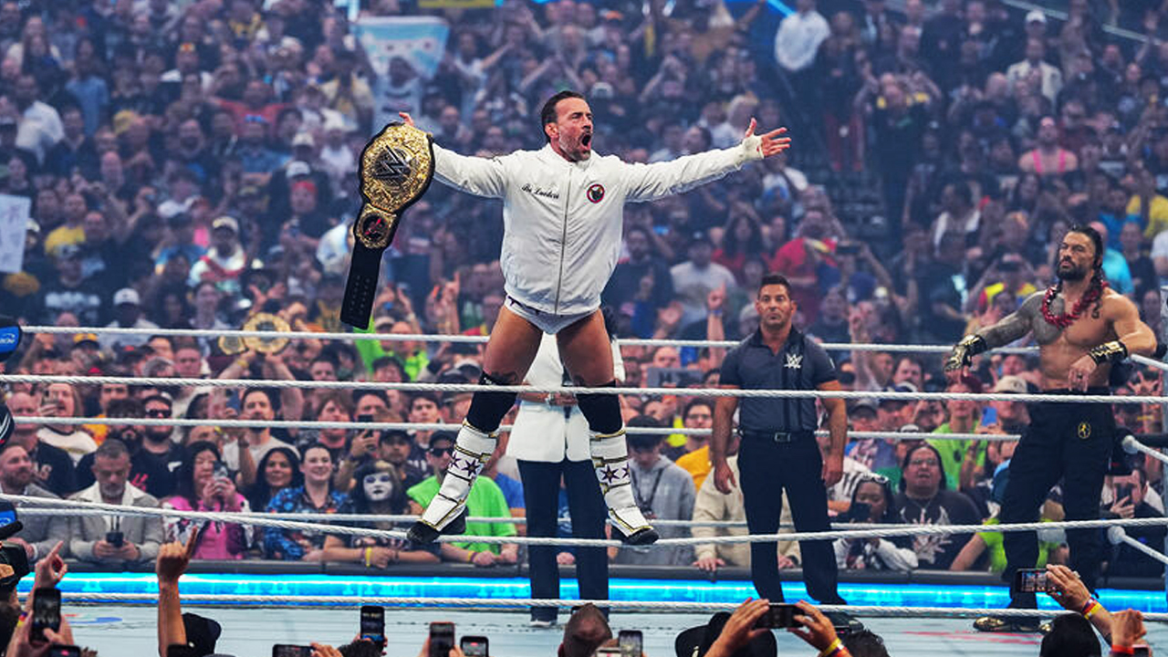 WWE WrestleMania 42 CM Punk Roman Reigns