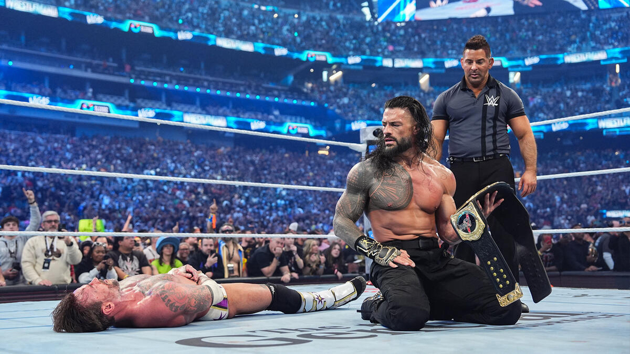 WWE WrestleMania 42 CM Punk Roman Reigns