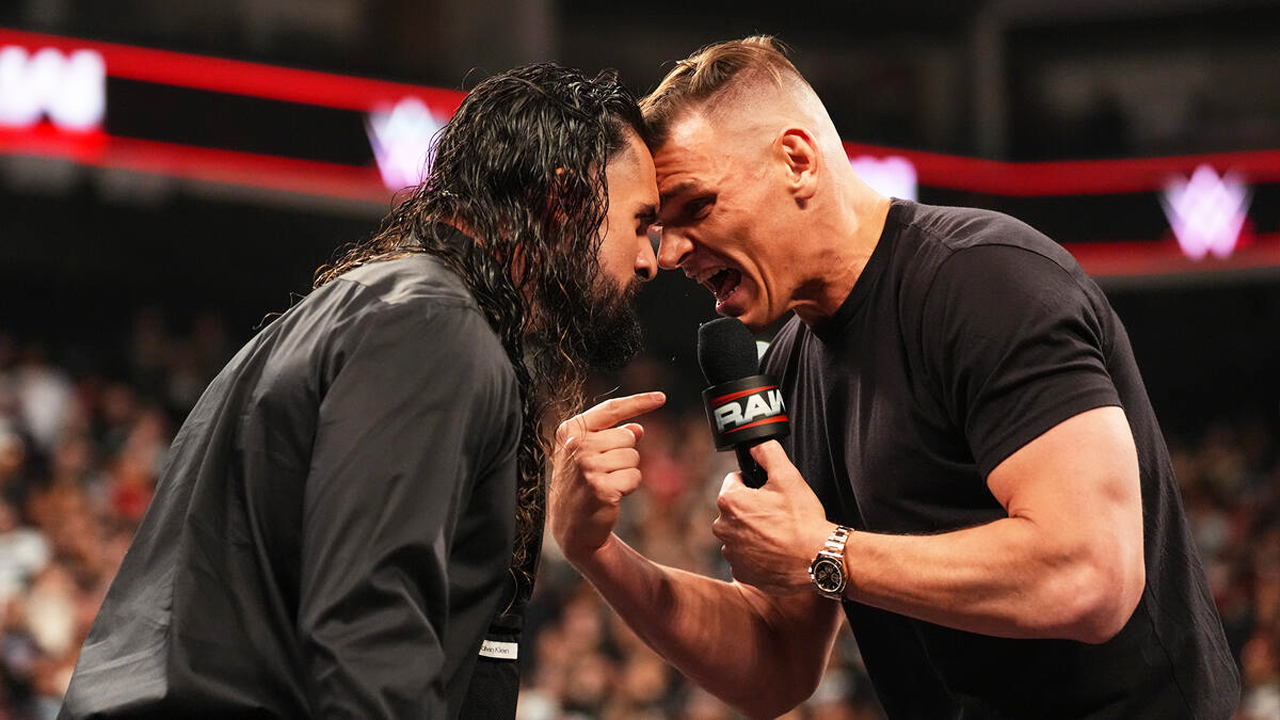 WWE Raw Seth Rollins Gunther