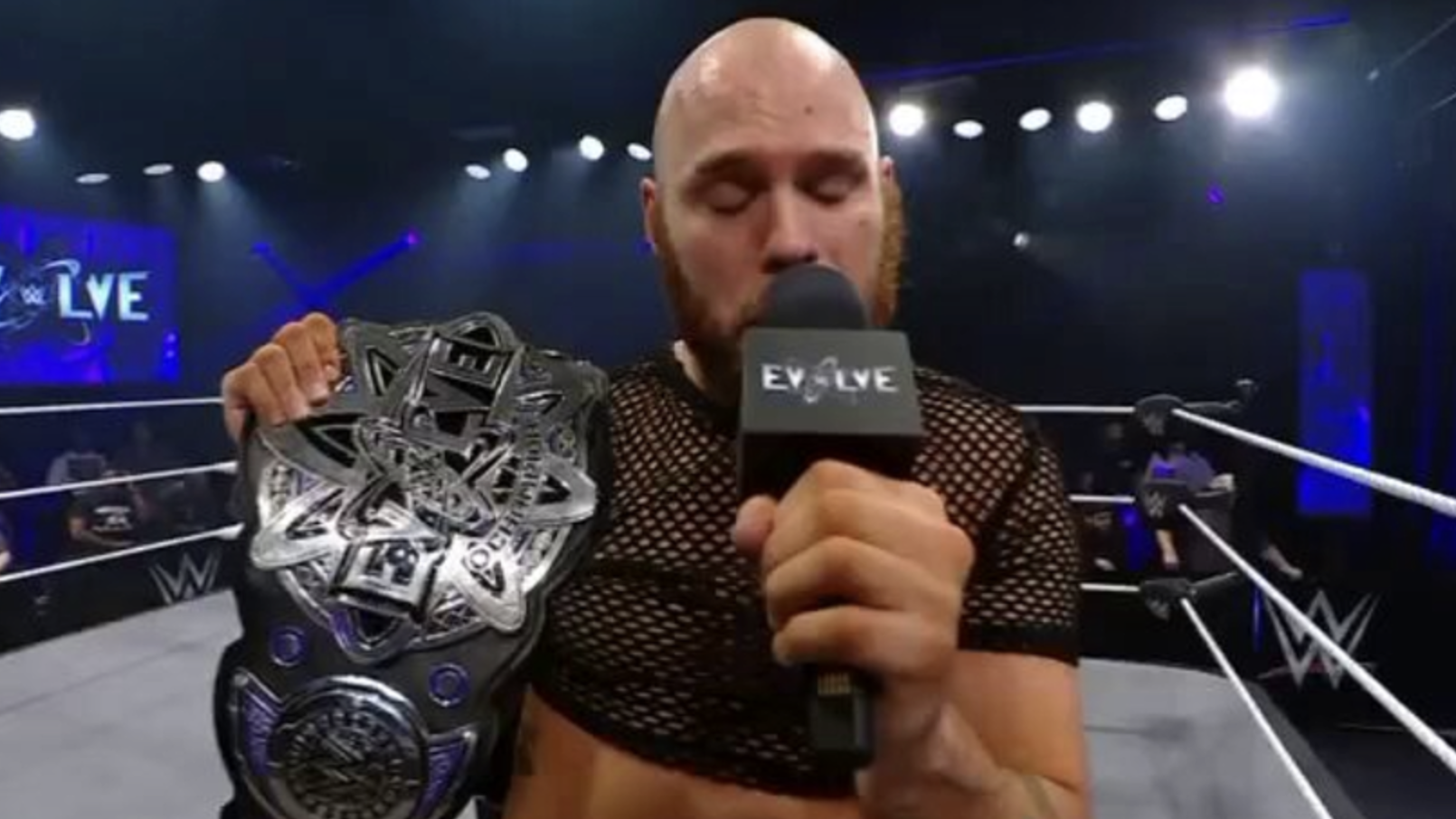 WWE Evolve Title Aaron Rourke