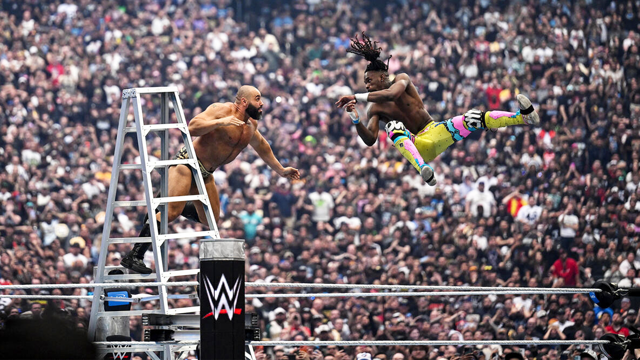 WWE WrestleMania 42 Rusev Je'Von Evans
