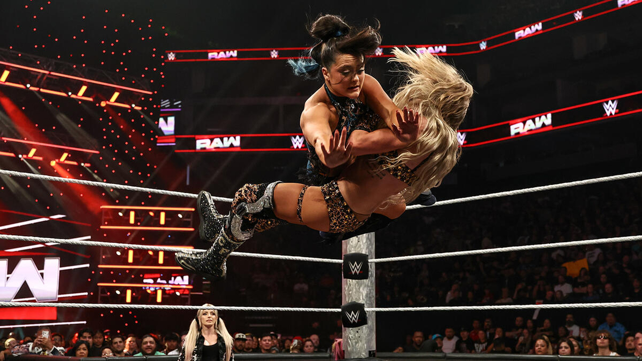 WWE Raw Lyra Valkyria Charlotte Flair