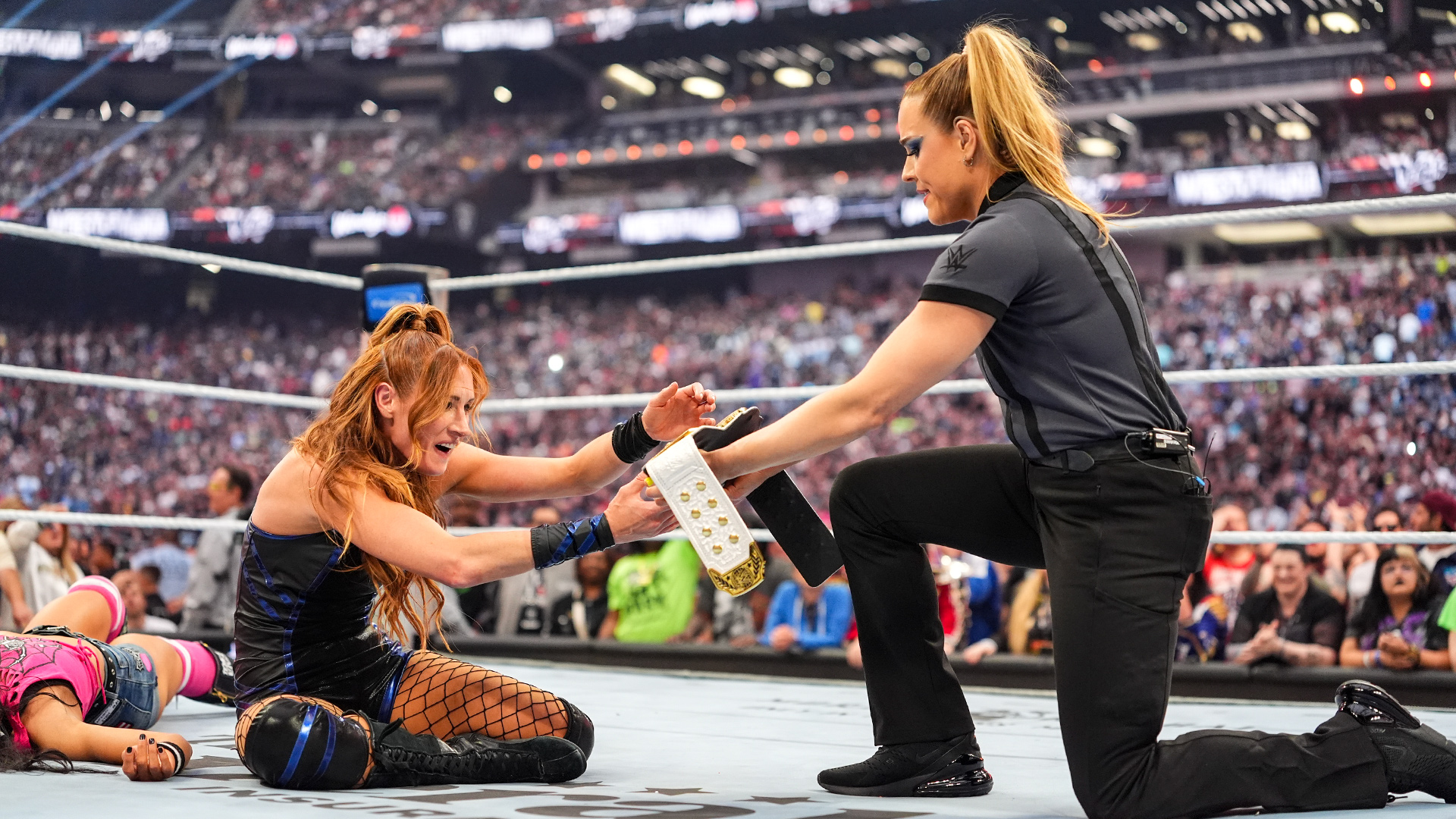 WWE WrestleMania 42 Becky Lynch AJ Lee