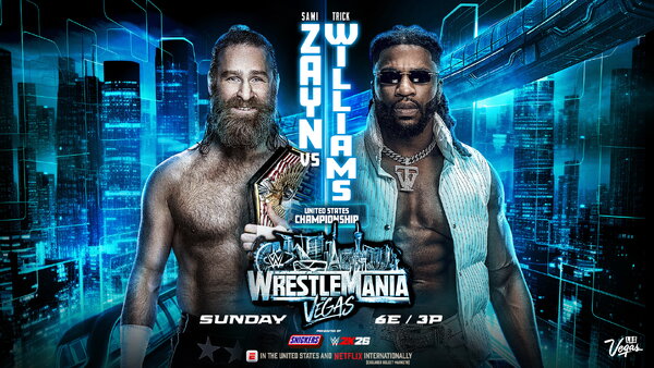 WWE WrestleMania 42 Sami Zayn Trick Williams