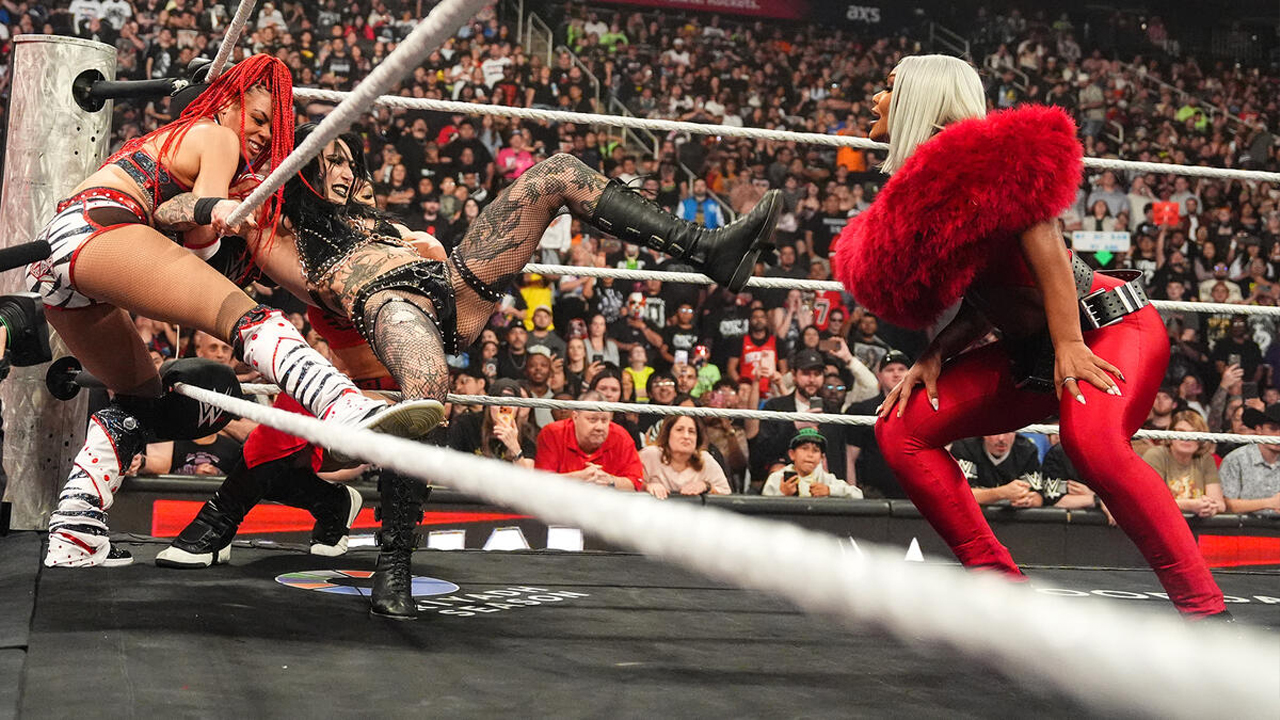 WWE Raw B-Fab Rhea Ripley Jade Cargill