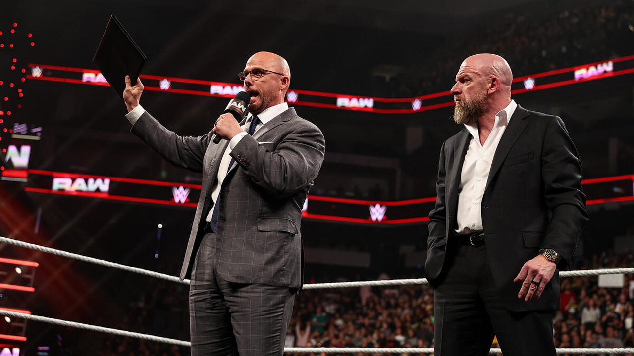 WWE Raw Adam Pearce Triple H