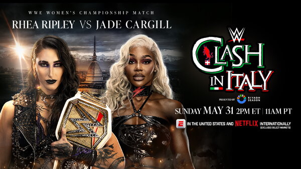 WWE Clash In Italy Rhea Ripley Jade Cargill