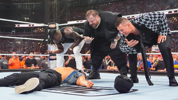 WWE SummerSlam 2024 Jelly Roll The Miz R-Truth John Cena