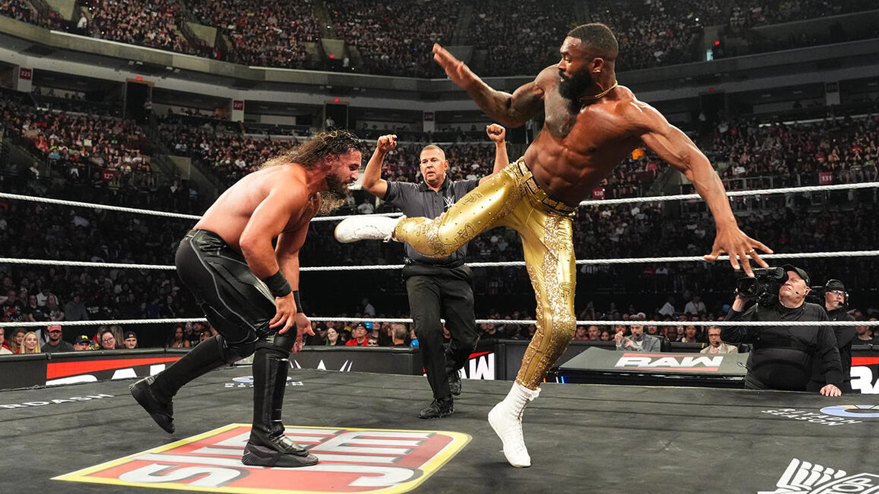 WWE Raw Seth Rollins Montez Ford