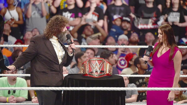 WWE SummerSlam 2016 Universal Title Mick Foley Stephanie McMahon