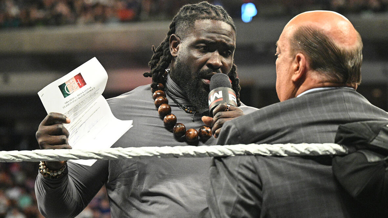 WWE Raw Oba Femi Paul Heyman