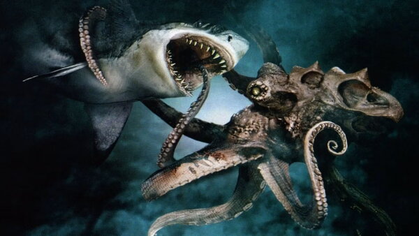Mega Shark Versus Giant Octopus