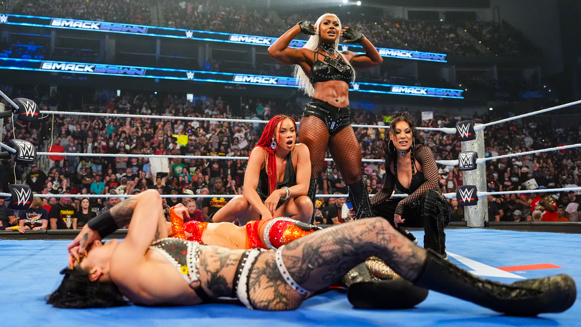 Jade Cargill Michin B-FAB Rhea Ripley Charlotte Flair