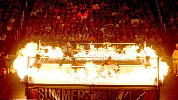 WWE SummerSlam 2013 Ring Of Fire Bray Wyatt Kane