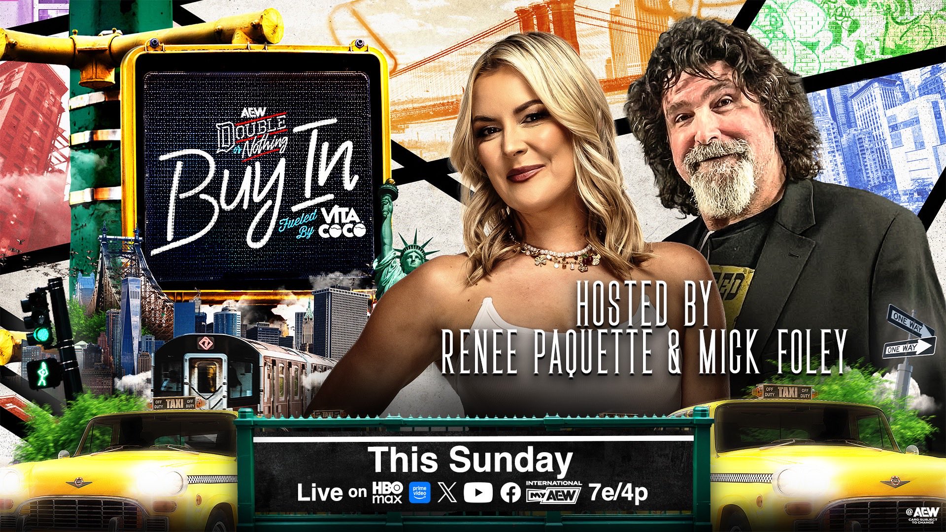 AEW Double Or Nothing 2026 Buy In Renee Paquette Mick Foley