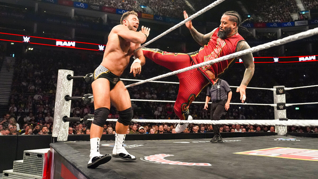 WWE Raw LA Knight Jimmy Uso