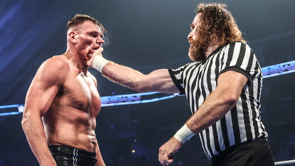 Gunther Sami Zayn Slap