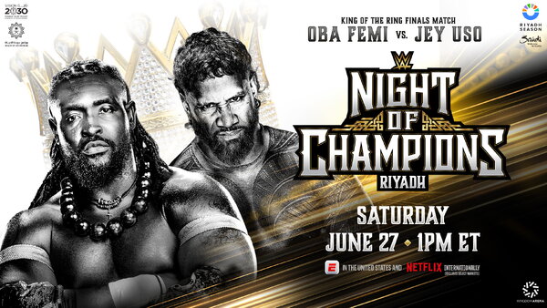WWE Night Of Champions 2026 Oba Femi Jey Uso