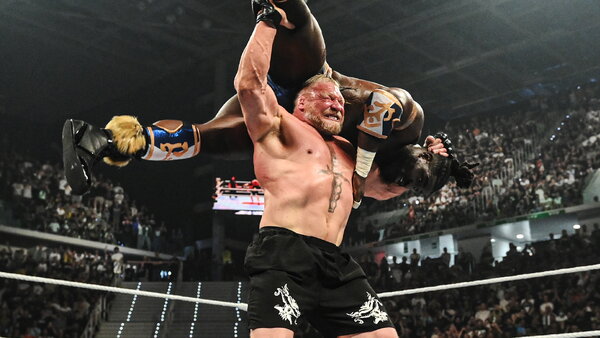 WWE Clash In Italy Brock Lesnar Oba Femi