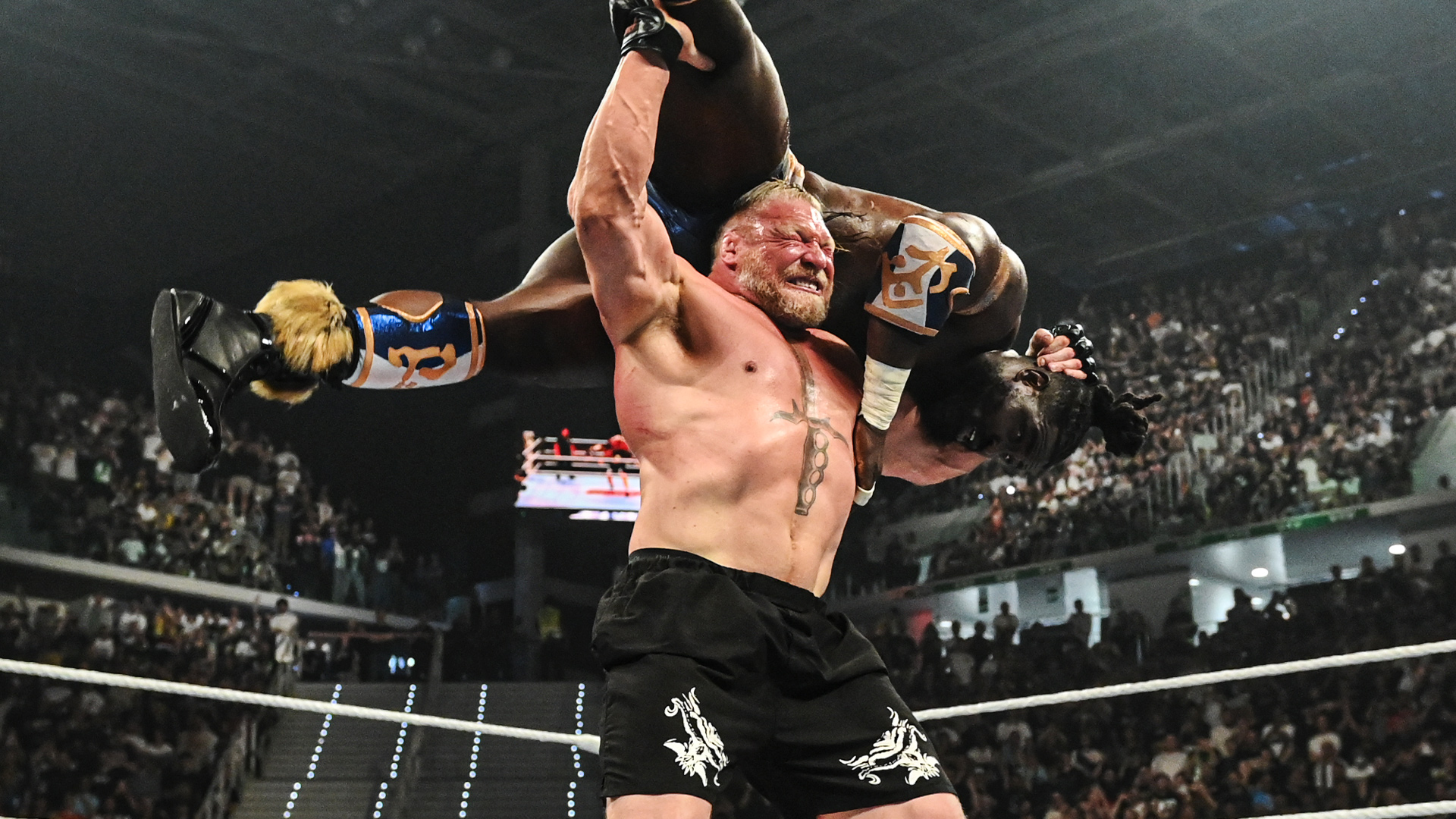 WWE Clash In Italy Brock Lesnar Oba Femi