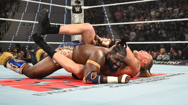 WWE Clash In Italy Brock Lesnar Oba Femi