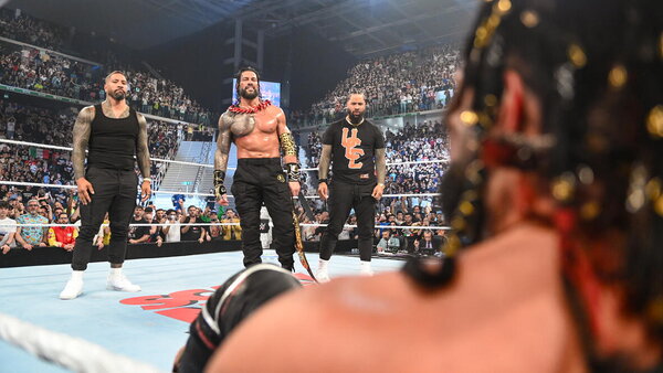 WWE Clash in Italy 2026 Jey Uso Roman Reigns Jimmy Uso Jacob Fatu