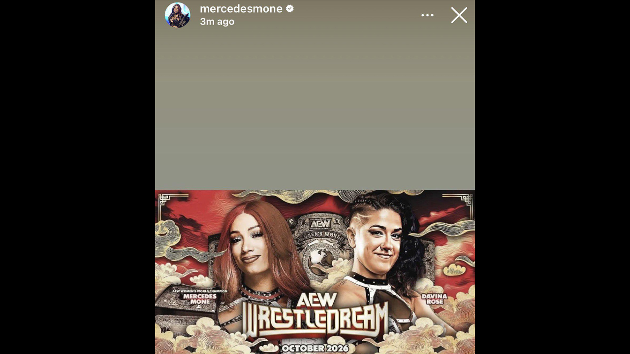AEW WrestleDream Mercedes Mone Bayley Davina Rose