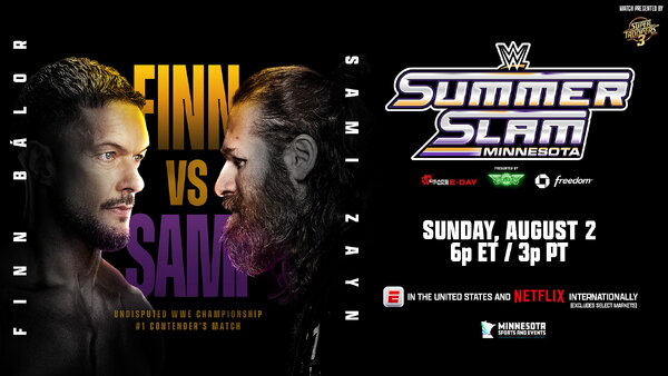 WWE SummerSlam 2026 Finn Balor Sami Zayn