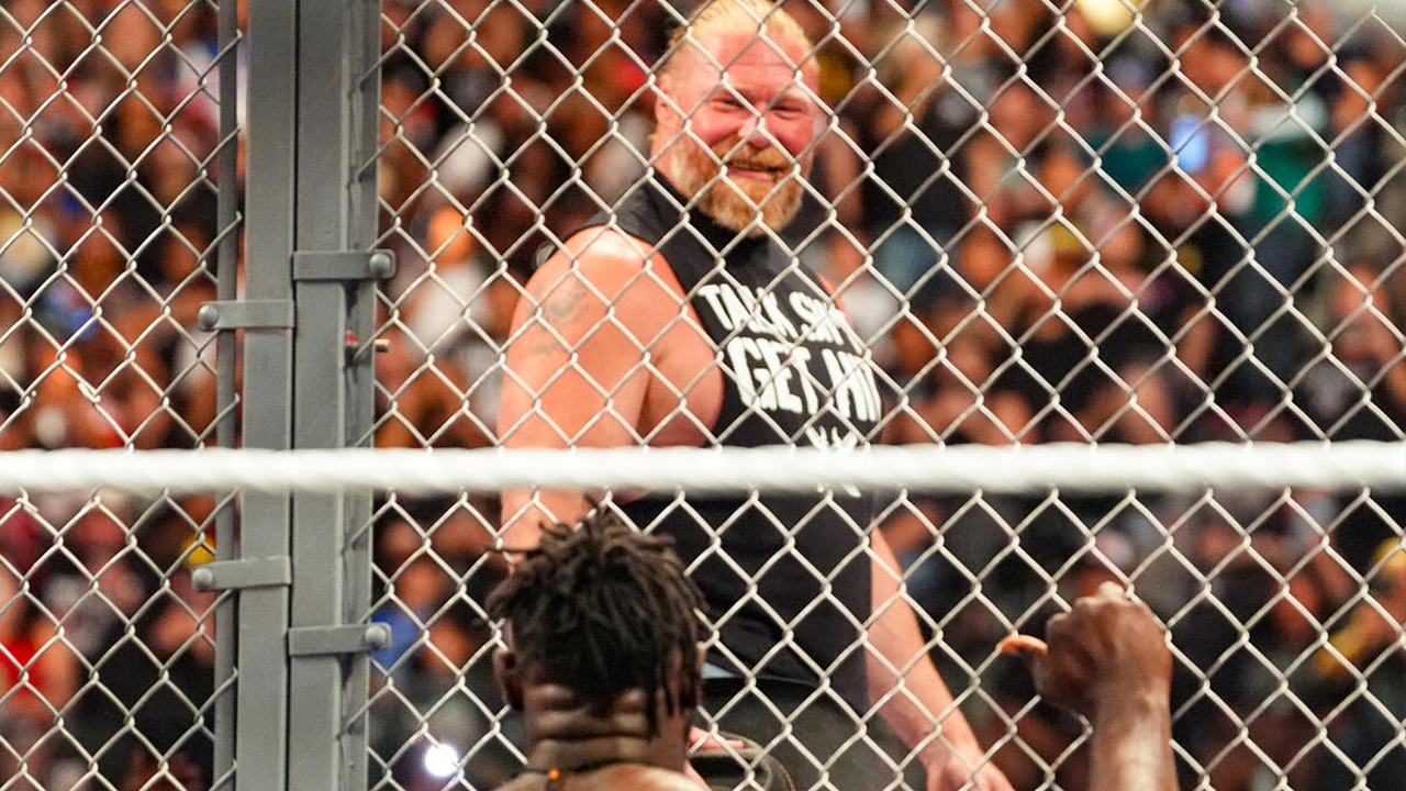 WWE Raw Brock Lesnar Oba Femi