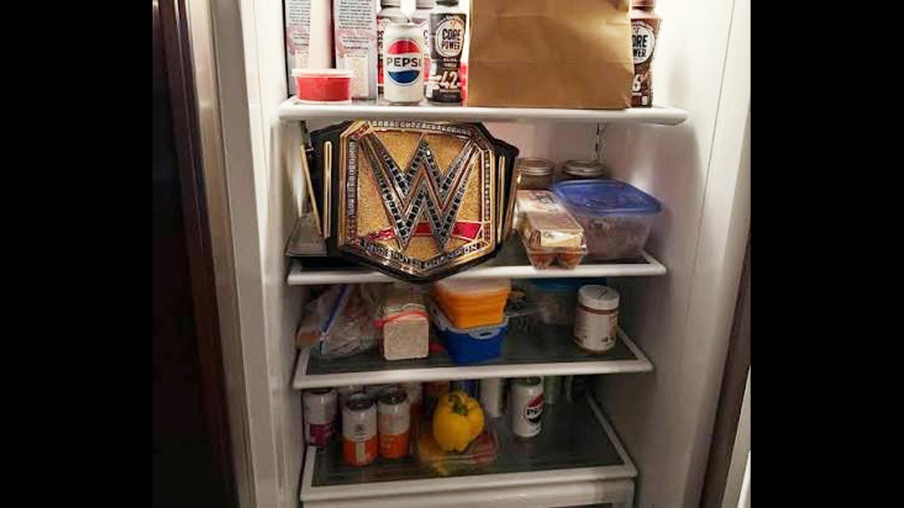 CM Punk WWE Title Fridge