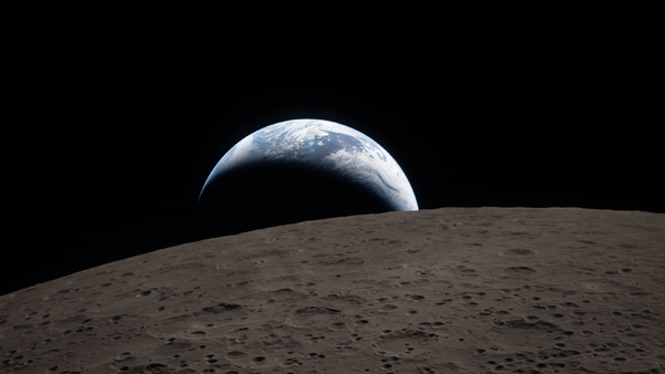 NASA Artemis II Earthset
