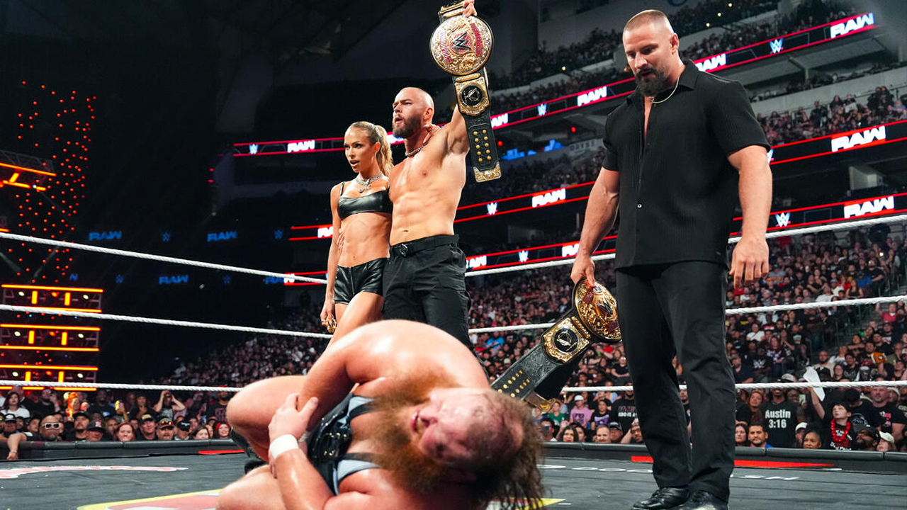 WWE Raw The Vision Maxxine Dupri Austin Theory Bron Breakker Otis