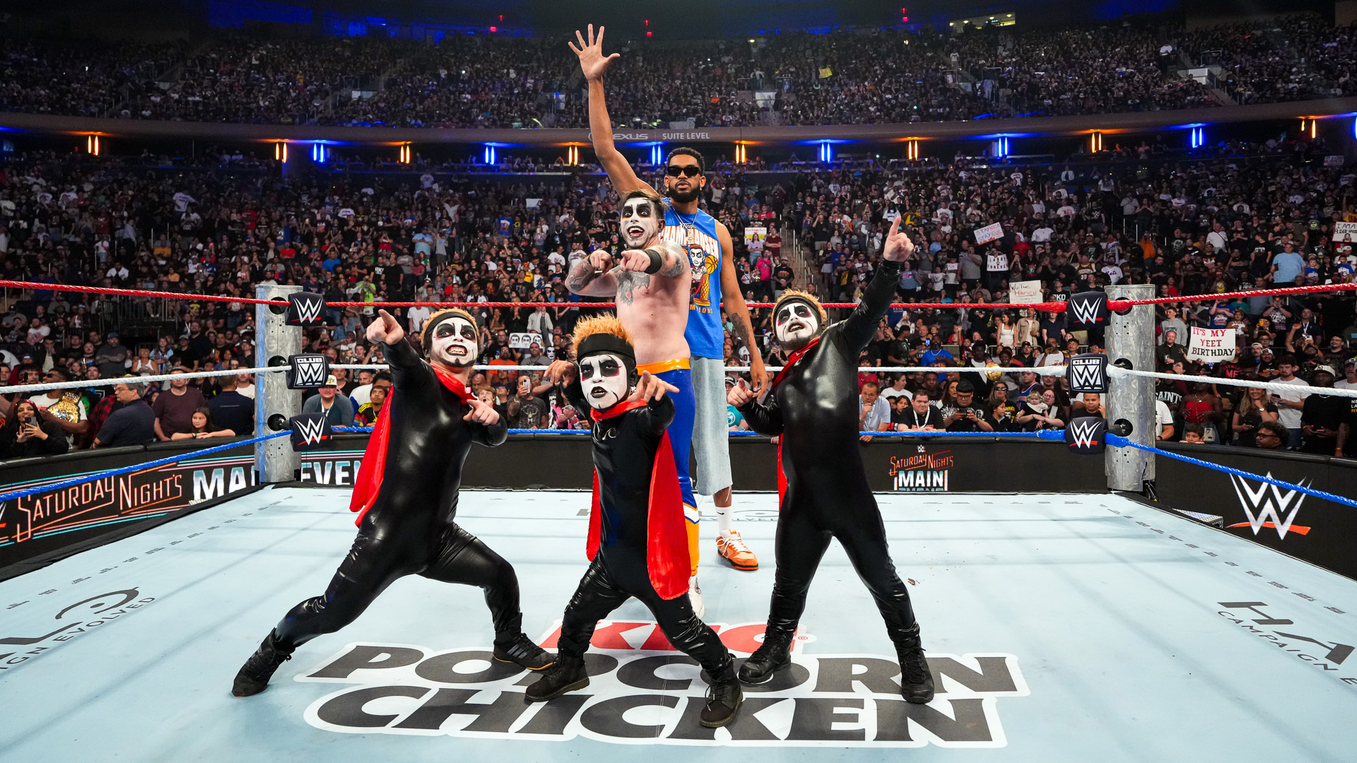 WWE Saturday Night’s Main Event Danhausen Karl-Anthony Towns