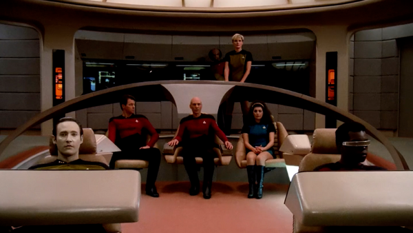 Star Trek TNG Encounter at Farpoint bridge