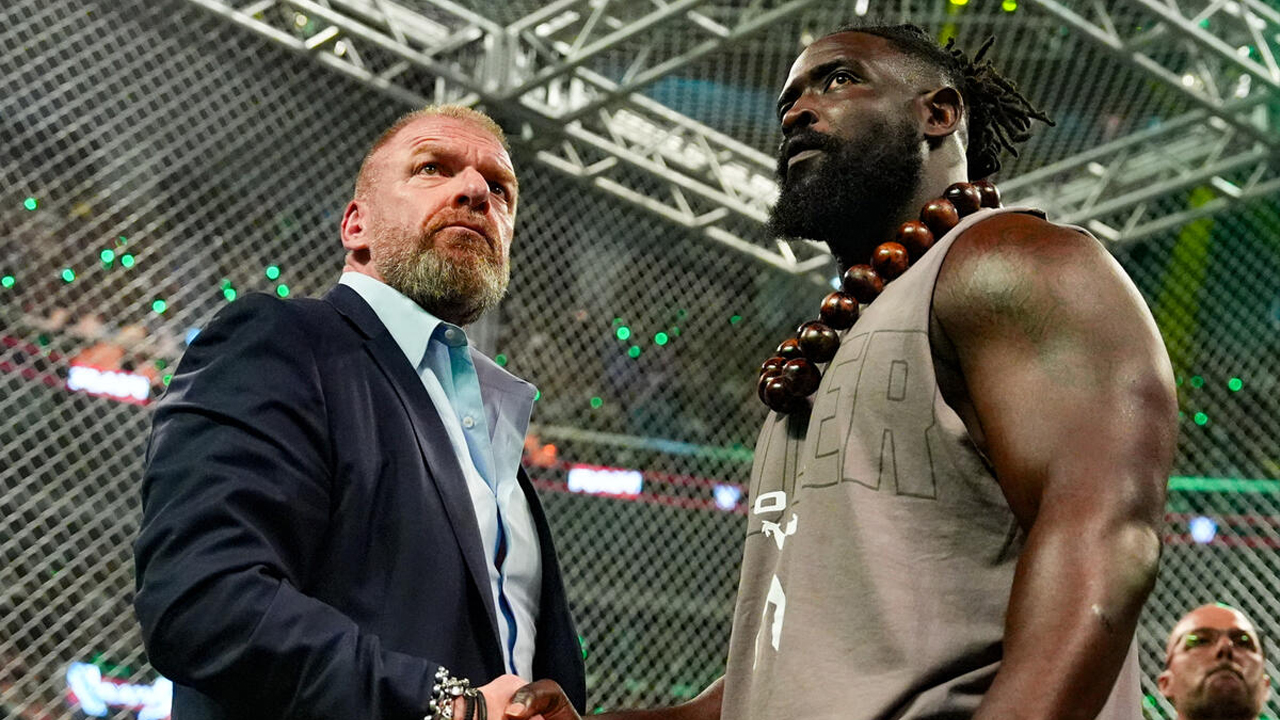 WWE Raw Triple H Oba Femi