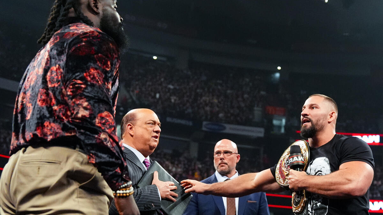 WWE Raw Oba Femi Bron Breakker