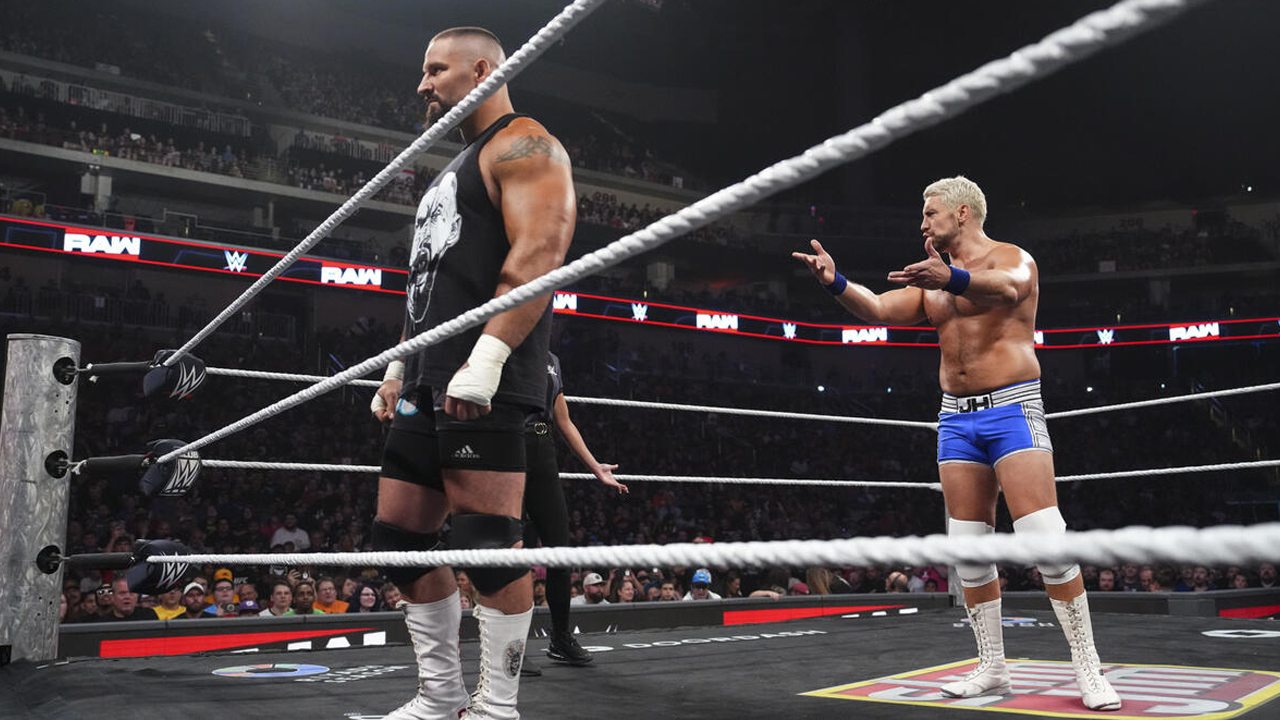 WWE Raw Bron Breakker Joe Hendry
