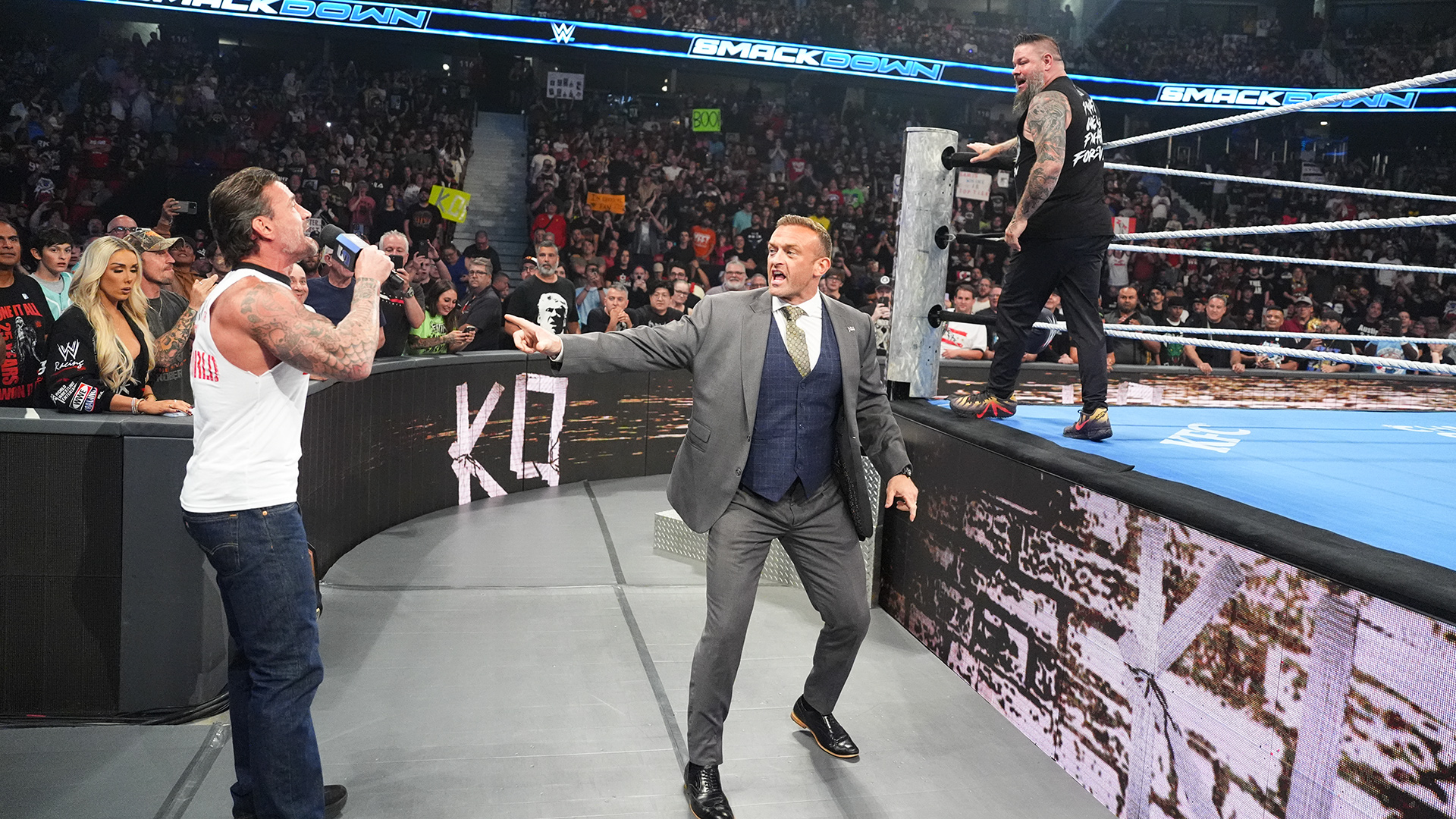 CM Punk Kevin Owens Nick Aldis